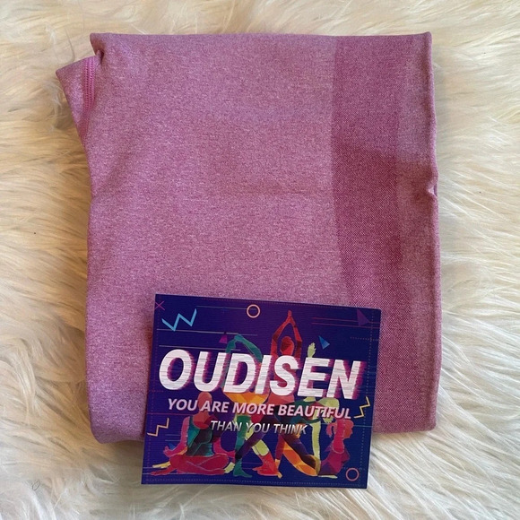 NWT! Women’s juicy peach butt purple/pink leggings, Small - Picture 6 of 6